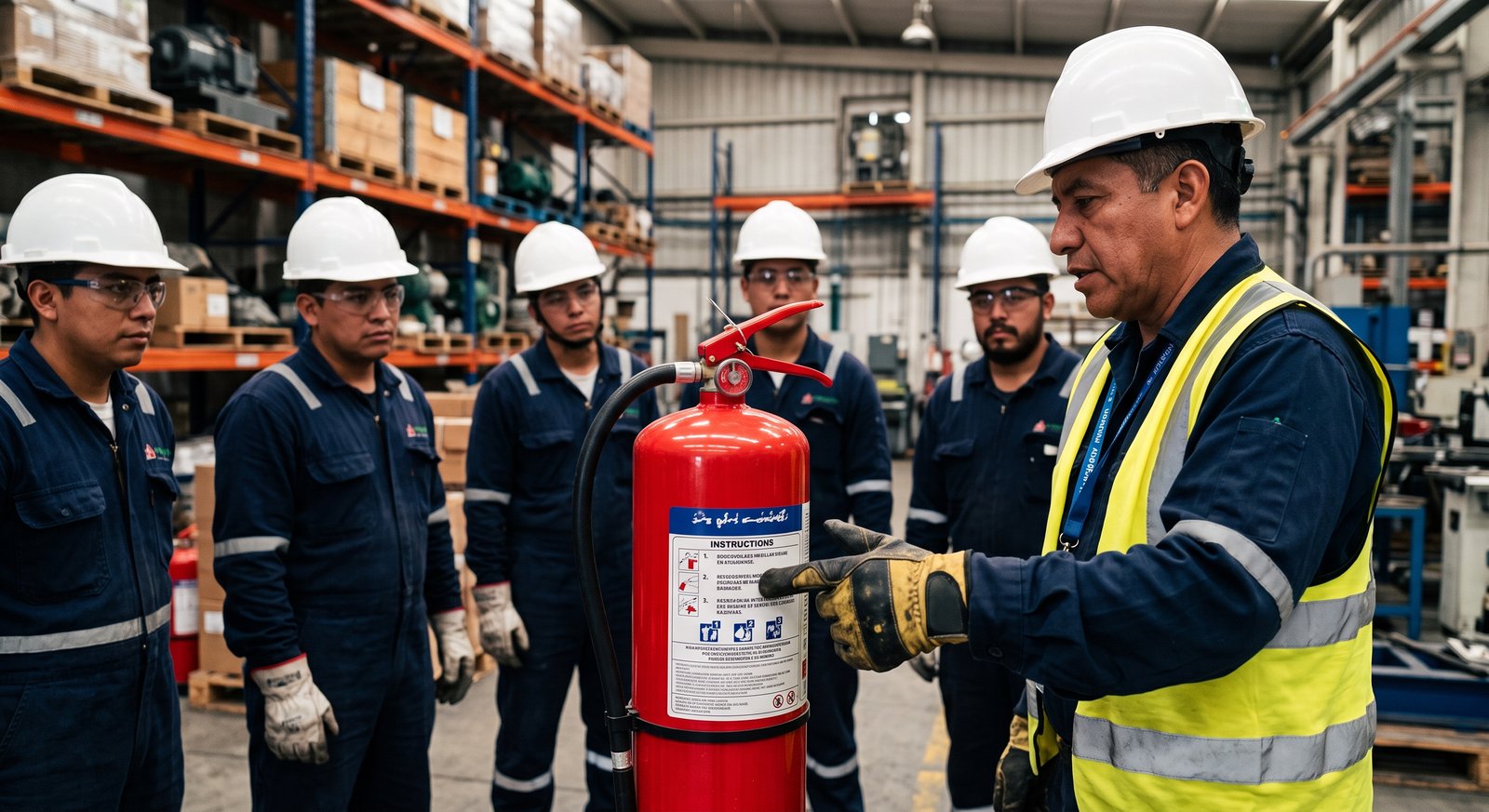 Curso de Signatario: revisión de extintores y equipos contra incendio